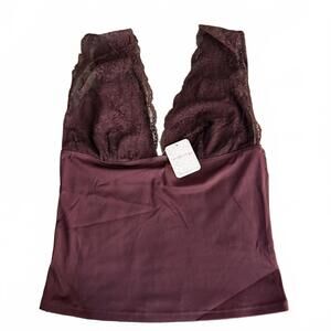 FREE PEOPLE Power Play Cami Color:Bittersweet. SZ M NWT in original BAG MSRP $58